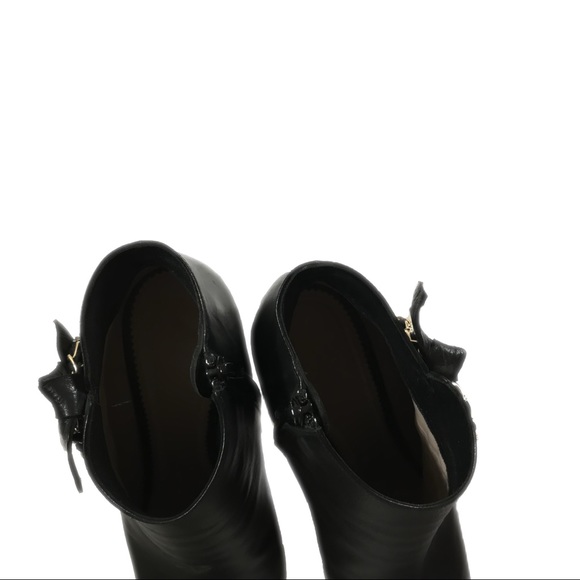 Chloe Booties with interwoven Leather Chain Accent - Picture 6 of 8